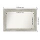 preview thumbnail 76 of 119, Dove Greywash Framed Non-Beveled Custom Wall Mirror, Bathroom Vanity Mirror Outer Size: 38 x 26