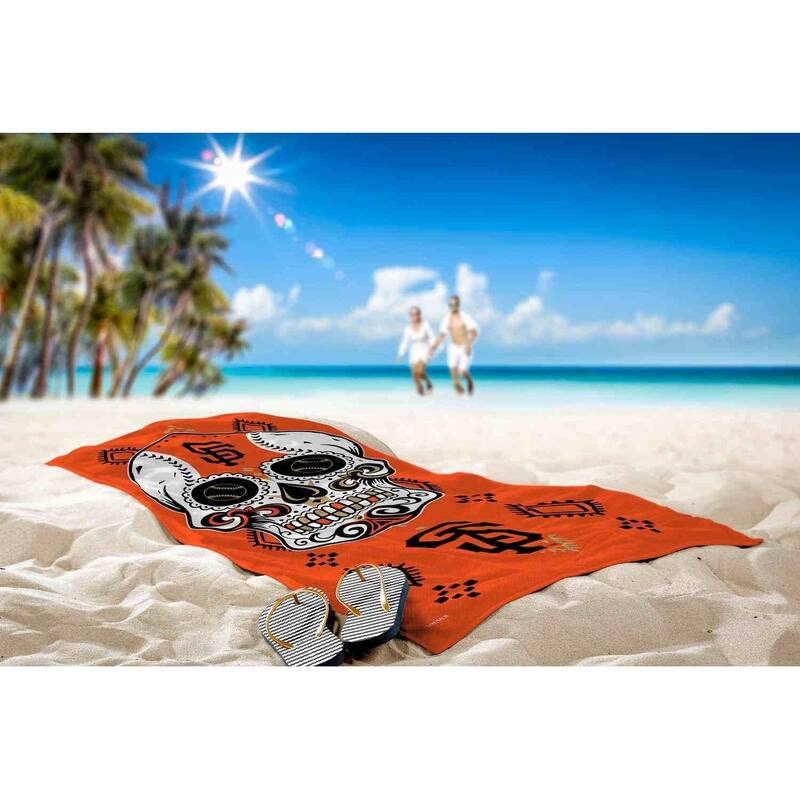 MLB Candy Skull Beach Towel