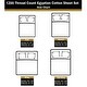 preview thumbnail 104 of 103, ﻿Superior 1200 Thread Count Egyptian Cotton Solid Bed Sheet Set