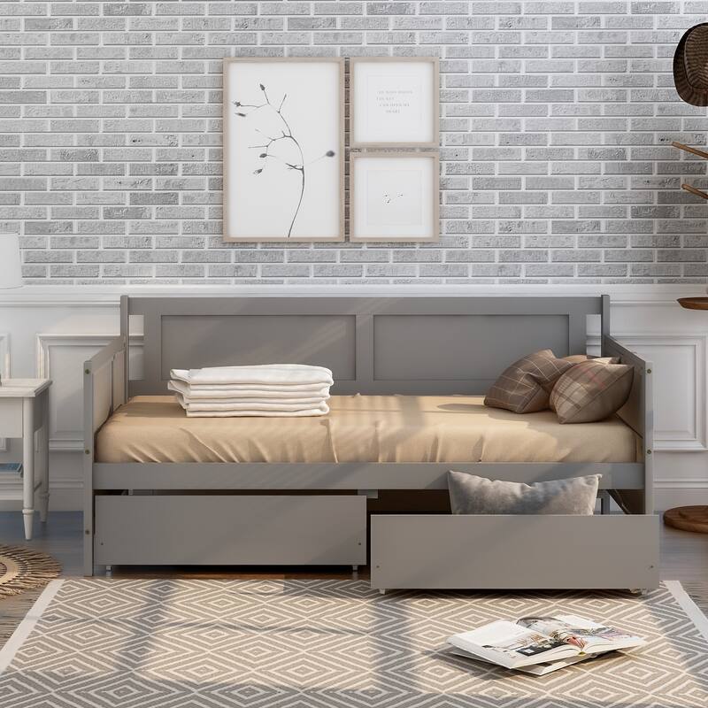 Daybed with two drawers