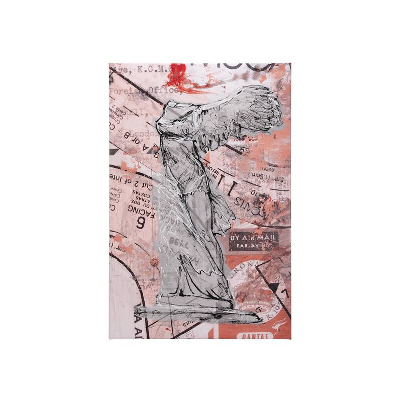 Graffiti Sculpture IV (24 x 36) Canvas Art Print - Small
