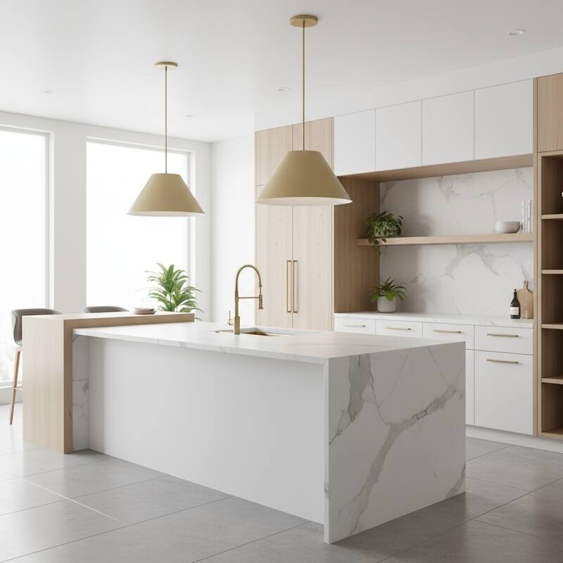 22 inch Integrated LED Pendant Light Diameter 5 Color Temperature Dimmable