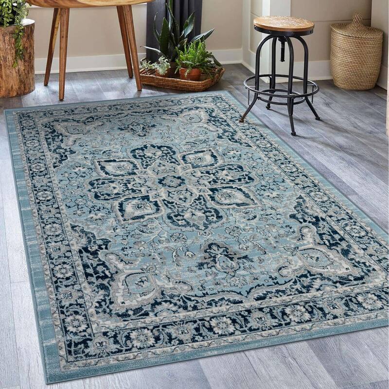 Luxe Weavers Oriental Medallion Floral Area Rug