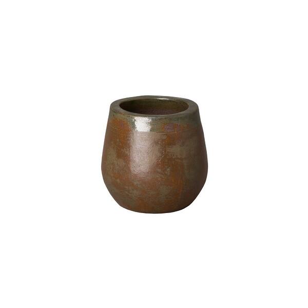slide 2 of 13, Gran Planter 9" x 9" - Green Wash