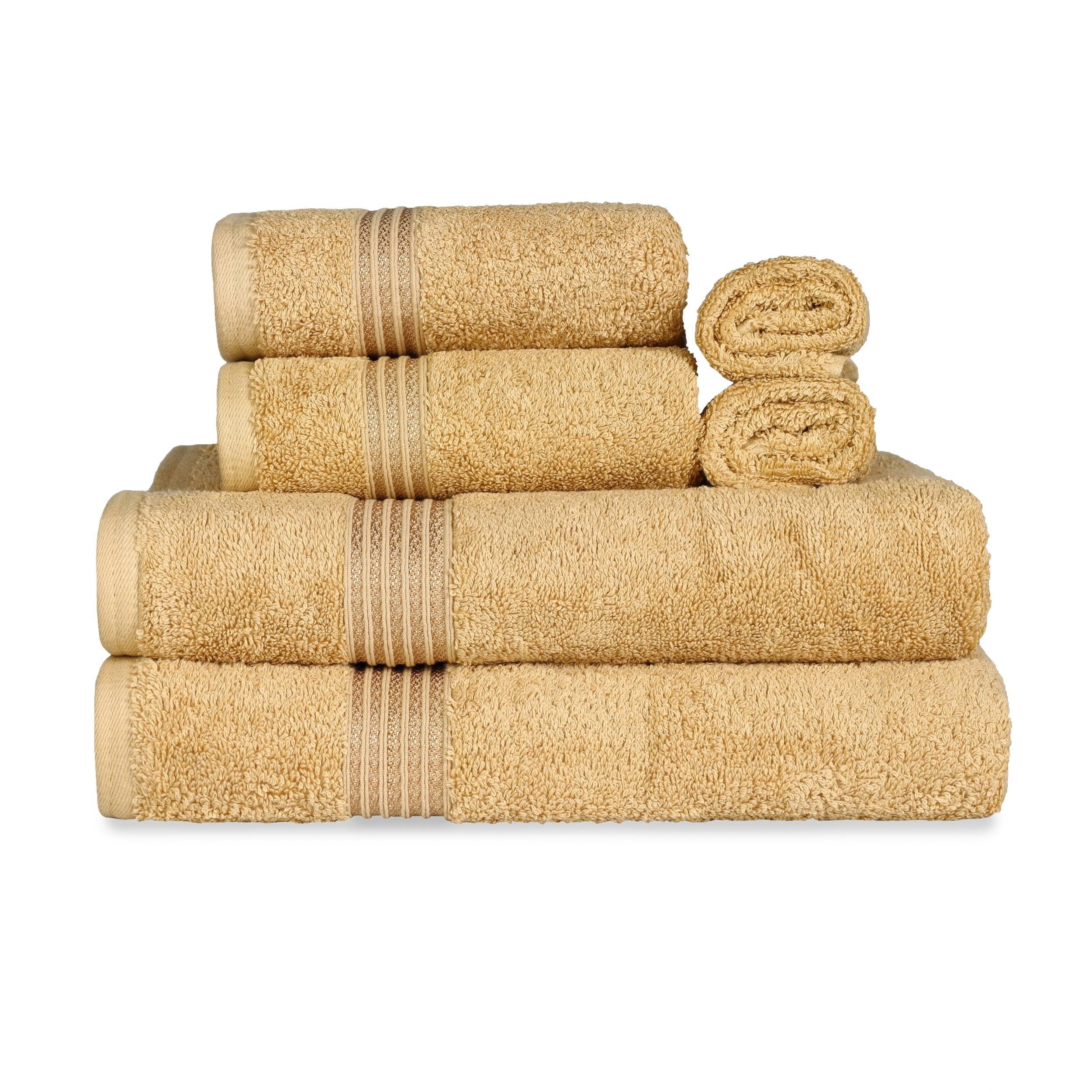 Superior Heritage Egyptian Cotton Absorbent 6-Piece Towel - Picture 17 of 70