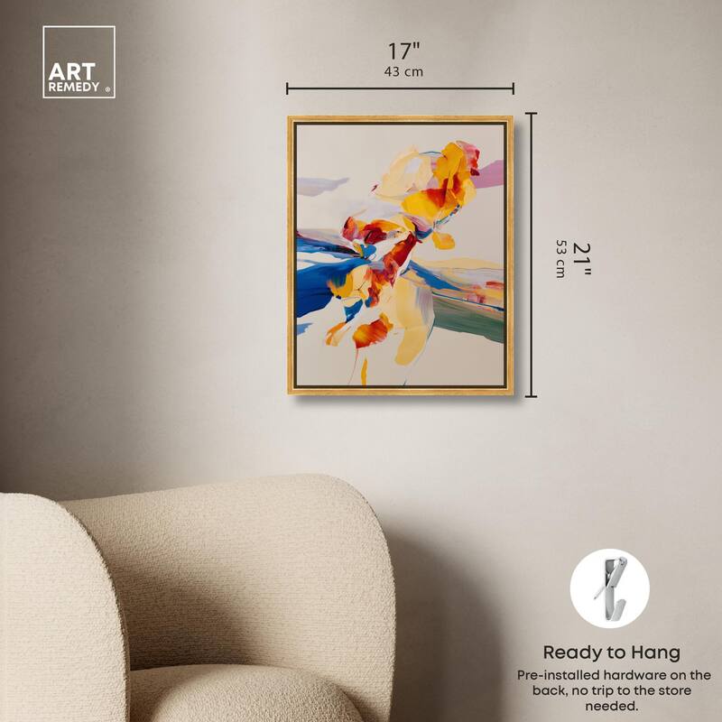 Flippant Bloom III Canvas by Art Remedy