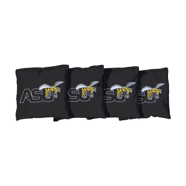 slide 2 of 3, Alabama State University ASU Hornets Black Cornhole Bags All-Weather Resin Filled