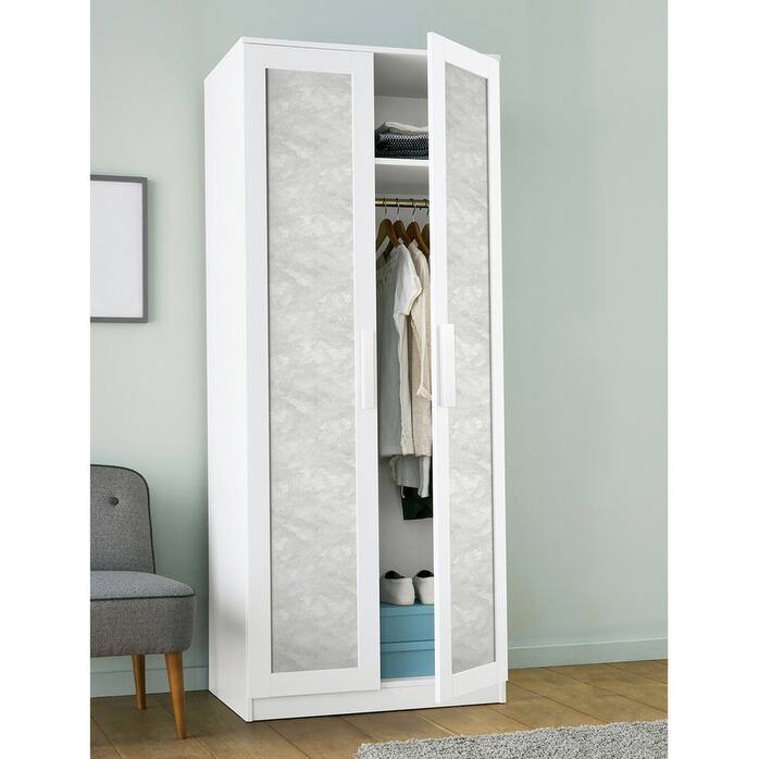 NuWallpaper Light Grey Declan Peel & Stick Wallpaper