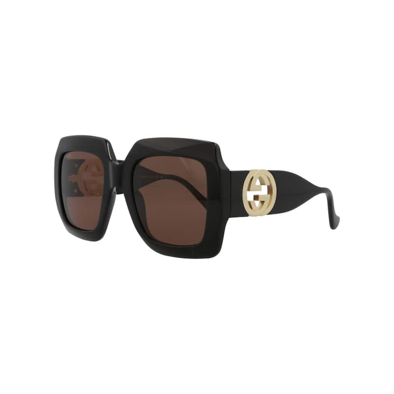 Gucci Square-Frame Injection Sunglasses