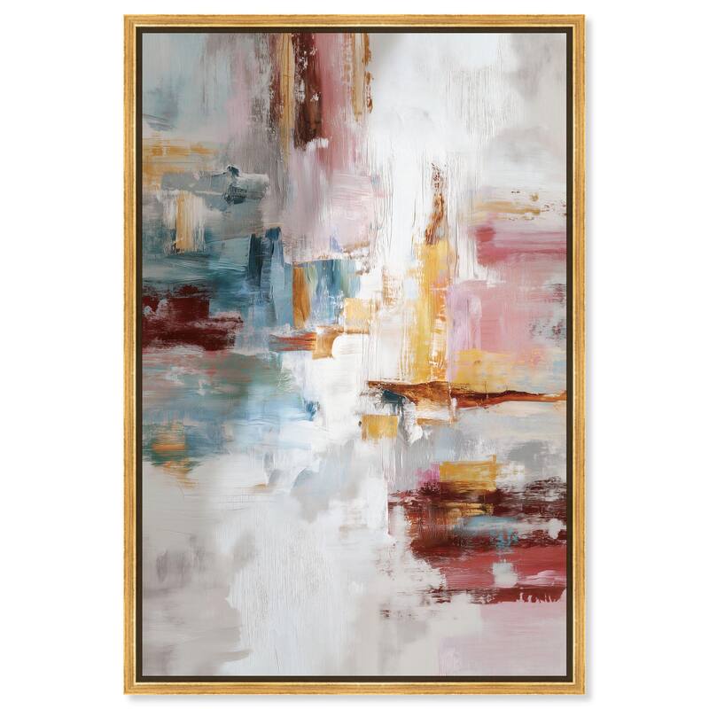 Warmth and cool I Canvas by Art Remedy - Gold - 36" x 54"