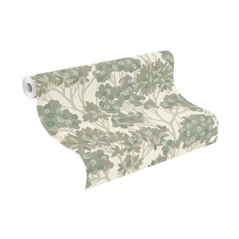 Rasch Stickley Green Tree Wallpaper