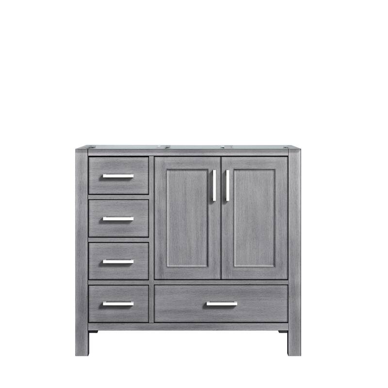 Jacques Right Offset Bath Vanity - 36 - Distressed Grey