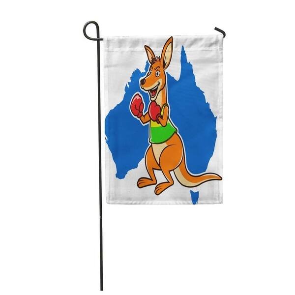 Shop Gloves Australian Boxing Kangaroo Animated Aussie Australia Cartoon Character Garden Flag Decorative Flag House Banner 1 Overstock 31329940