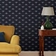 preview thumbnail 2 of 2, Joules Block Print Bee French Navy Wallpaper
