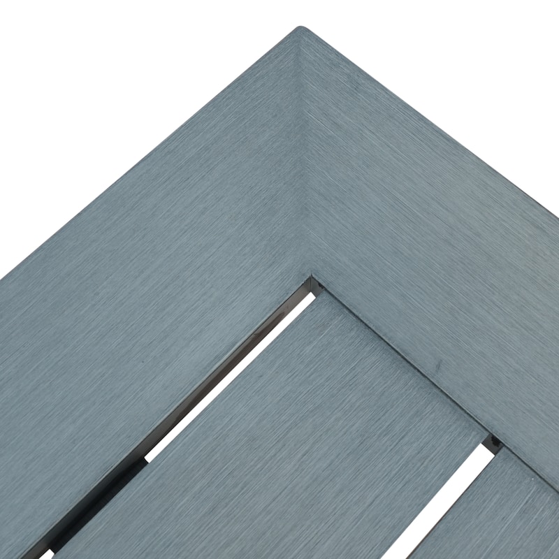 Roomfitters Modern Outdoor Aluminum Dining Bench, Stylish and Durable Design, Perfect for Patio and Garden Use