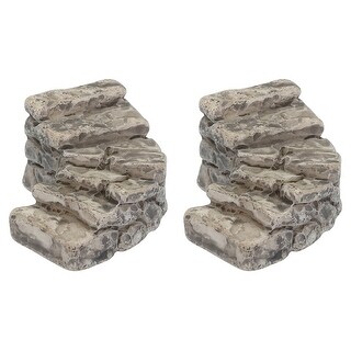 Miniature Garden Bridge Stairs - Resin Stone Steps For Fairy Gardens & Bonsai Displays