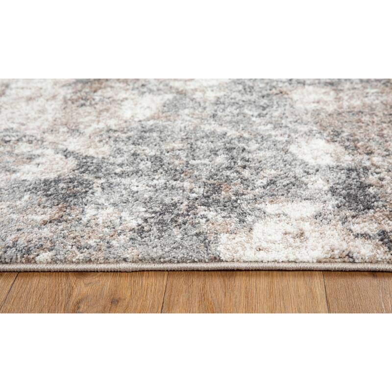 Artemis Collection Multi Color Abstract Design Area Rug