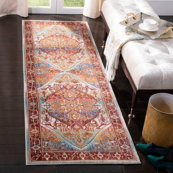 Shop Safavieh Sutton Sinje Boho Oriental Polyester Rug Overstock