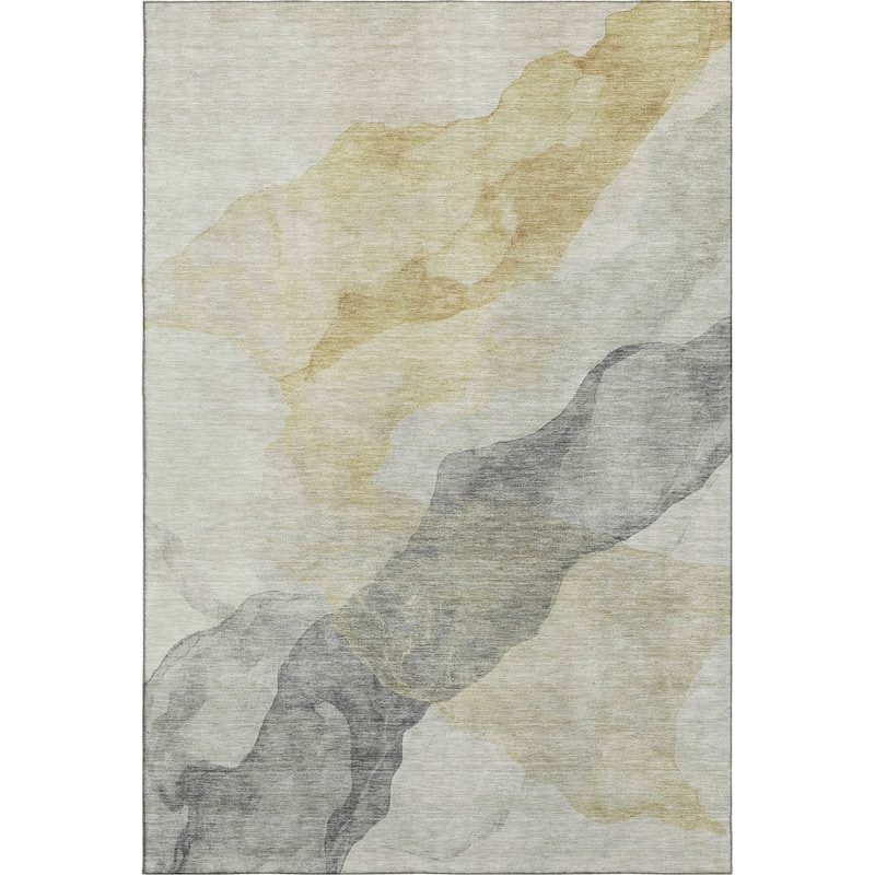 Premium Washable Super Soft Contemporary Fizal Mayfield Rug