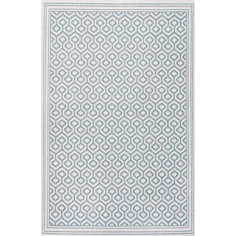 JONATHAN Y Aveiro Diamond Trellis Indoor/Outdoor Area Rug - 5 X 8