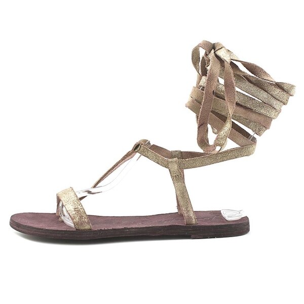 free people gold sandals