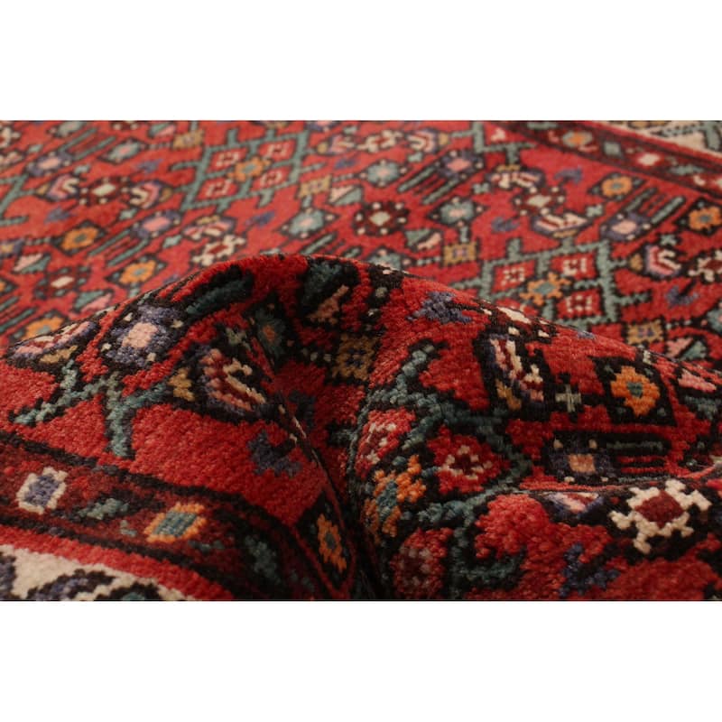 ECARPETGALLERY Hand-knotted Andelz Red Wool Rug - 2'8 x 9'8