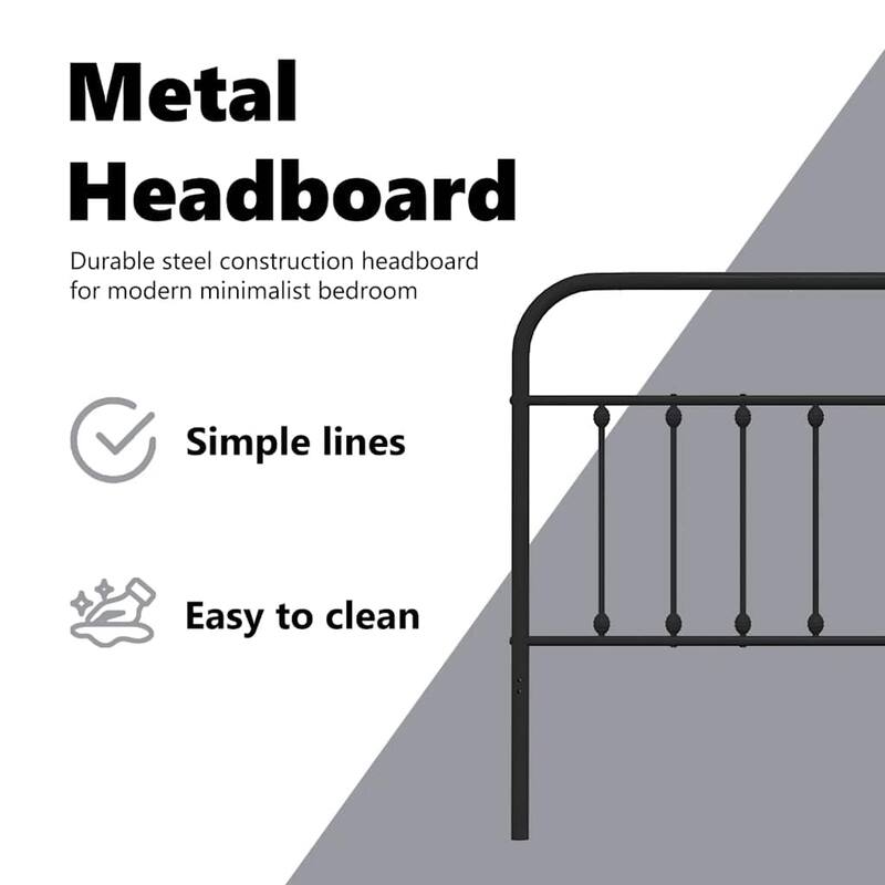 vidaXL Classic Metal Headboard