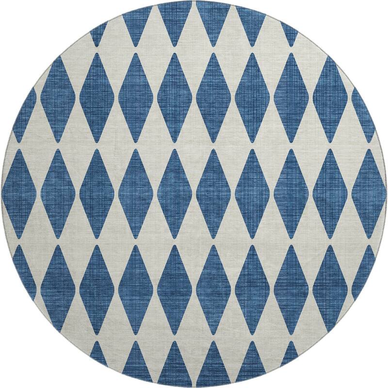 Premium Washable Super Soft Modern Diamond Mayfield Rug