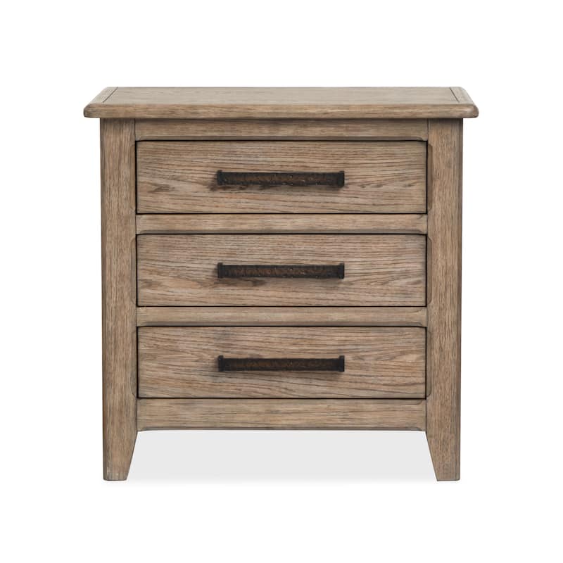 Magnussen Home Claremont Smokey Taupe Drawer Nightstand