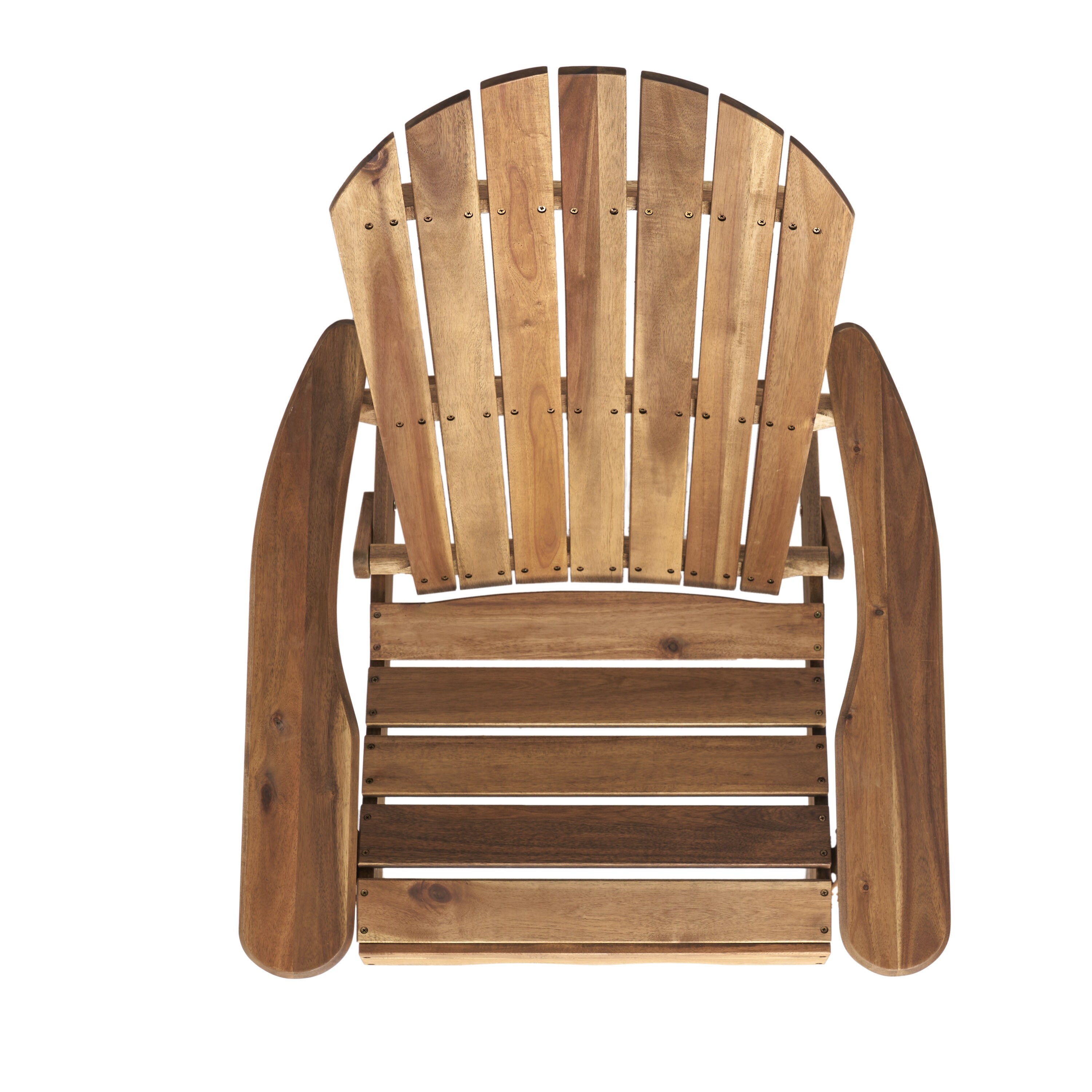 Hanlee Acacia Wood Folding Adirondack Chair by Christopher Knight