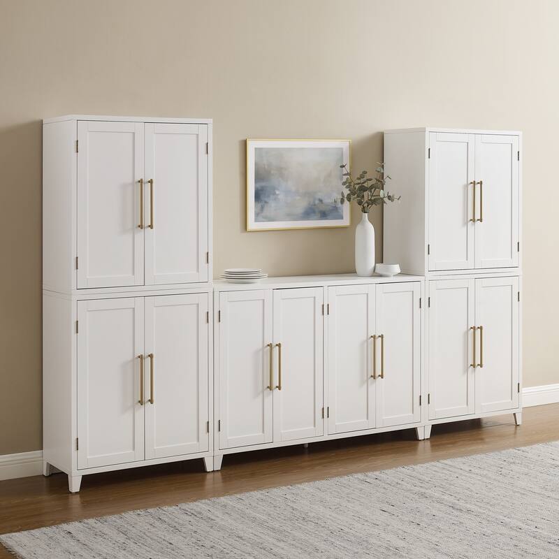 Crosley Roarke 3-Piece Sideboard And Pantry Set