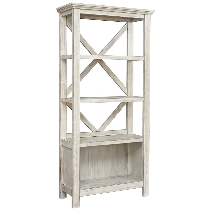 Signature Design by Ashley Carynhurst White Home Office Desk and Storage