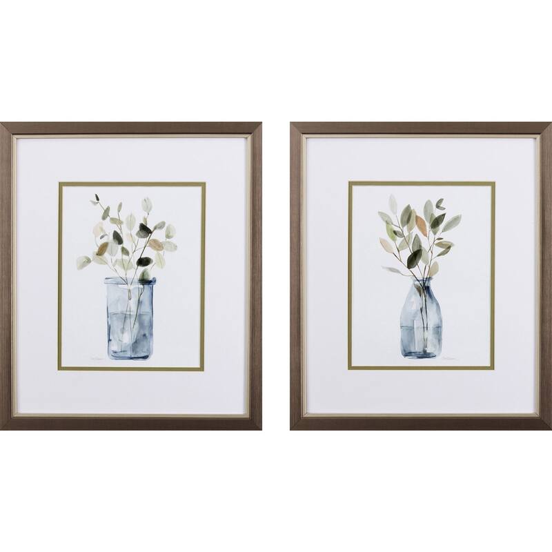 Propac Images Still Moment Set of 2 Wall Art - Blue - 16X14X1