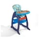 preview thumbnail 13 of 27, Badger Basket Envee II Baby High Chair with Playtable Conversion Blue/Orange