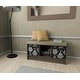 preview thumbnail 15 of 21, Porch & Den Southbrook 3-cube Storage Bench w/ Grey Cushion