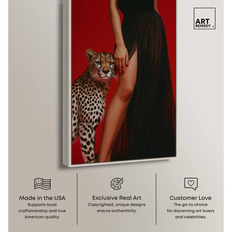 Wild at Heart Canvas by Art Remedy