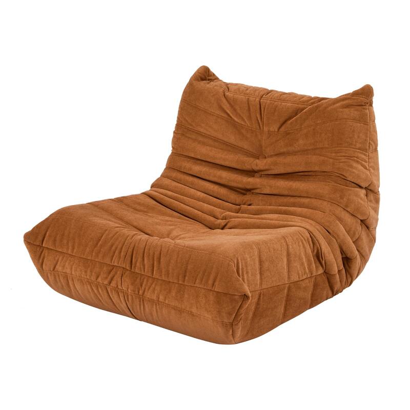 Ergonomic Design Stable Bean Bag Sofa,Armless Floor sofa Bean Bag Chair for Adults Fireside Bean Bag Lounger Memory Foam Chair