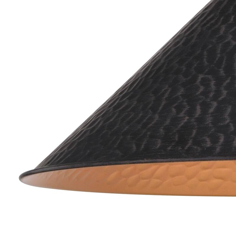 Outland Hammered Metal Rustic Bronze Motion Sensor Dusk to Dawn Outdoor Wall Light
