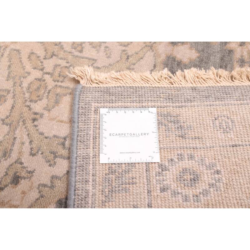 ECARPETGALLERY Hand-knotted Jamshidpour Dark Grey Wool Rug - 8'2 x 10'0