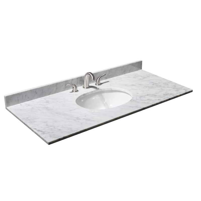 Wyndham Collection Sheffield 48" Freestanding Vanity Set with Hardwood