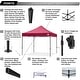preview thumbnail 35 of 61, ABCCANOPY Outdoor Commercial Metal Patio Pop-Up Canopy - 10ftx10ft
