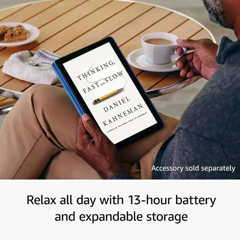Amazon Fire HD 10 32GB 10.1" Tablet with Wi-Fi - 13th Gen (Black) + 256GB microSDXC Card Bundle