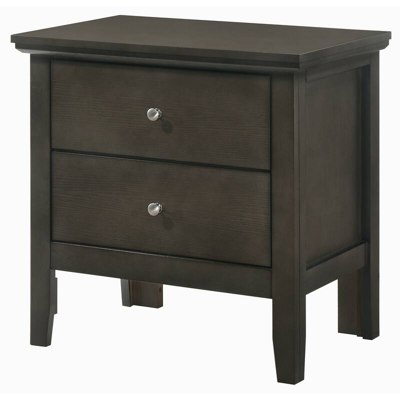 Storage Nightstand with 2-Drawer