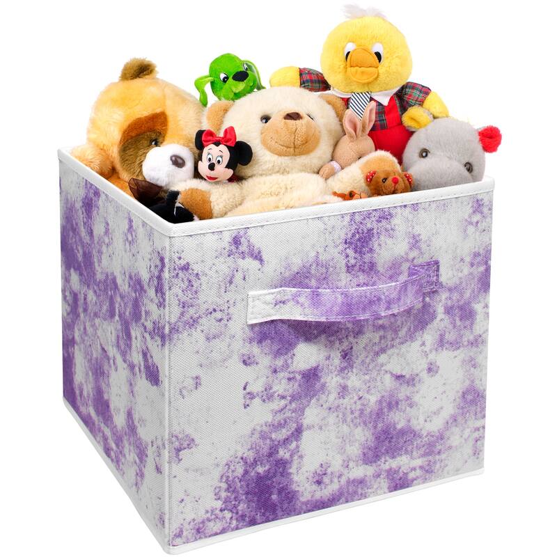 Sorbus 11" Foldable Storage Cube Basket - Single Pack - 10.5" L x 10.5" W x 11" H