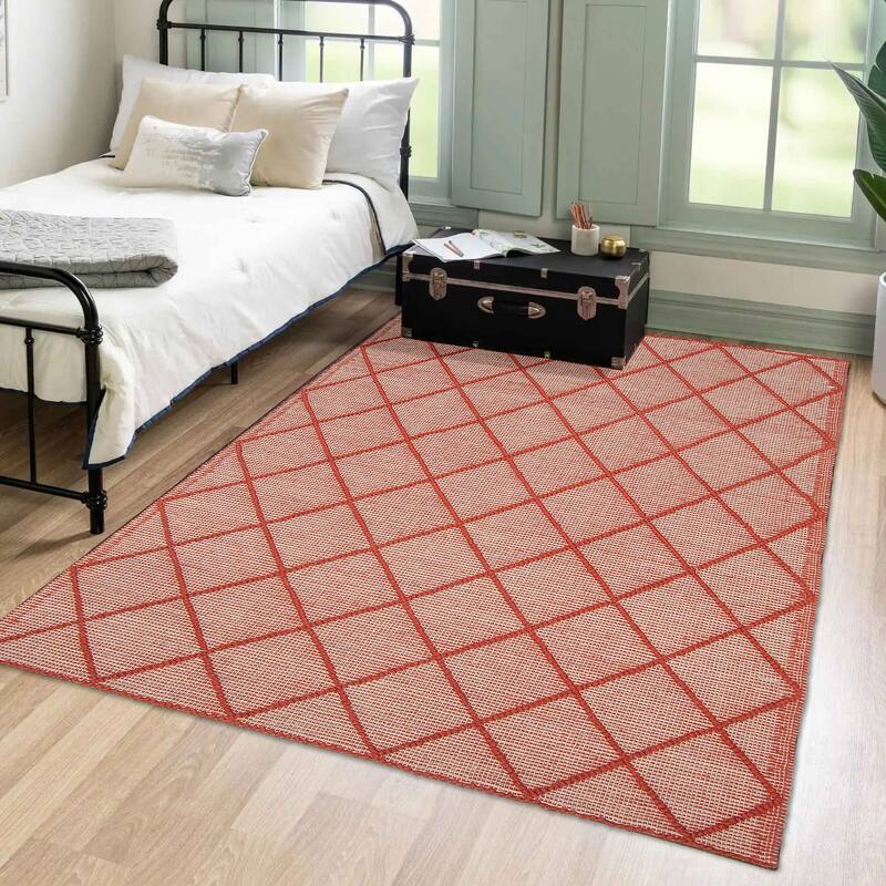 ECARPETGALLERY Braid weave Sienna Taupe Wool Rug - 5'1 x 7'10