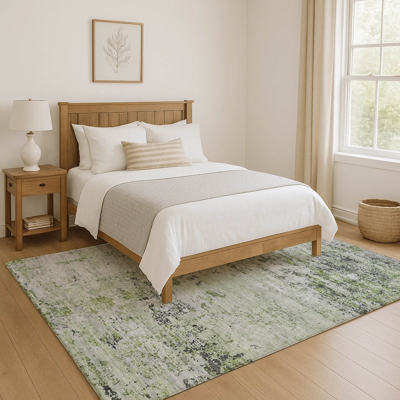 Premium Washable Super Soft Solid Abstract Mayfield Rug