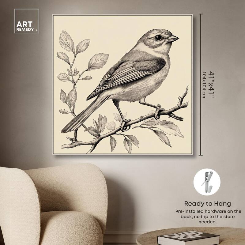Bird's Gaze Canvas by Art Remedy