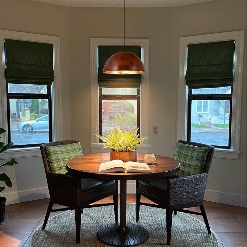 Industiral Metal Pendant Light Fixture Dome for Kitchen Island