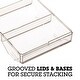 preview thumbnail 4 of 4, Brybelly Elite Poker Chip Trays, 10-pack - Clear - 9.5x8.5x6 in