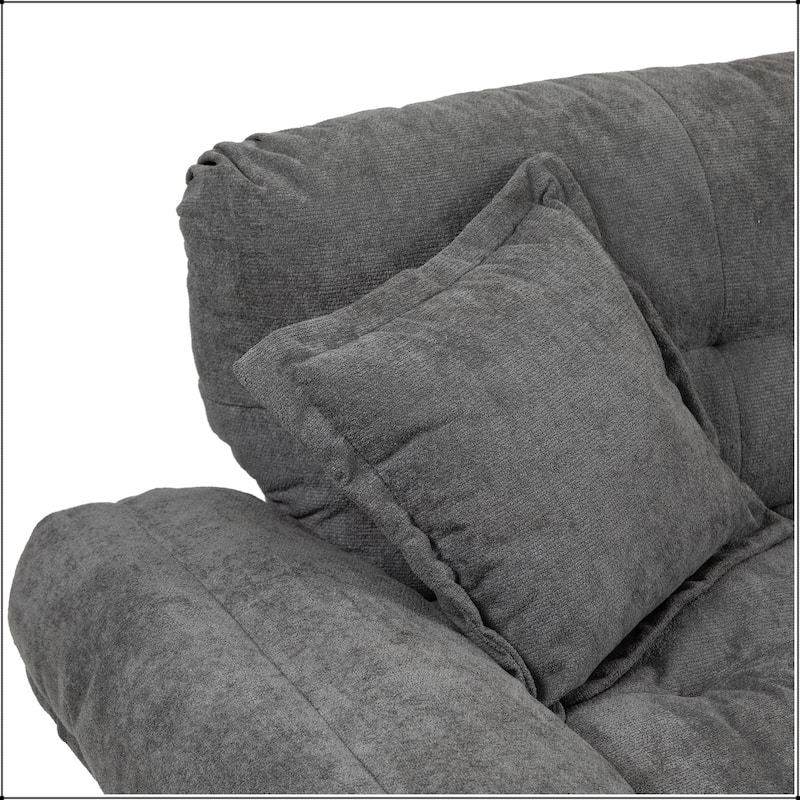 84" Chenille Small Loveseat Deep Seat Sofa